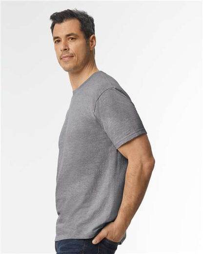 Gildan Softstyle® Midweight T-Shirt 65000 Graphite Heather Custom Embroidered Business Logo