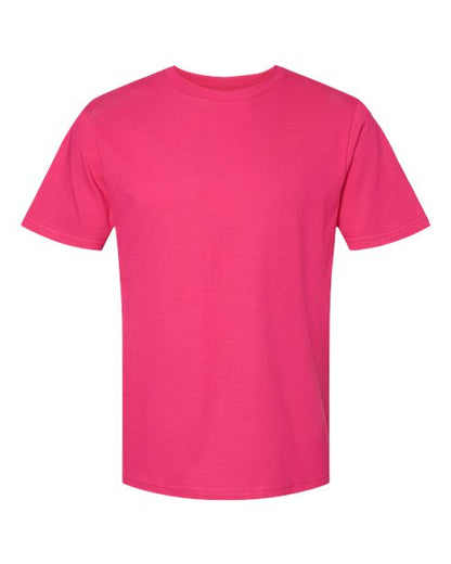 Gildan Softstyle® Midweight T-Shirt 65000 Heliconia Custom Embroidered Business Logo