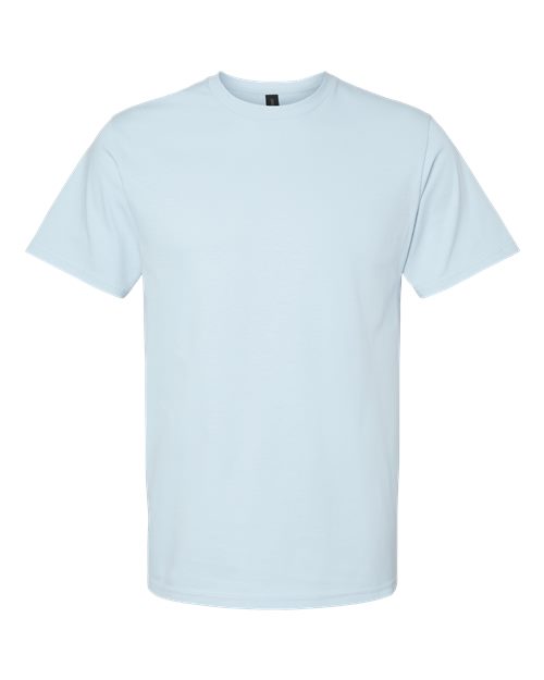 Gildan Softstyle® Midweight T-Shirt 65000 Light Blue Custom Embroidered Business Logo