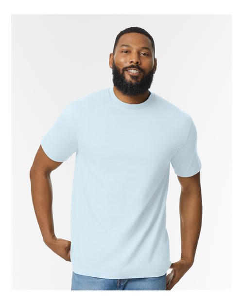 Gildan Softstyle® Midweight T-Shirt 65000 Irish Green Custom Embroidered Business Logo
