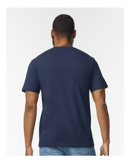 Gildan Softstyle® Midweight T-Shirt 65000 Navy Custom Embroidered Business Logo