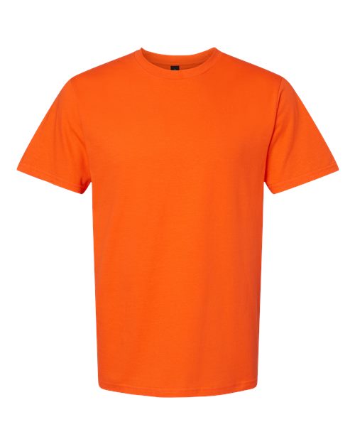 Gildan Softstyle® Midweight T-Shirt 65000 Orange Custom Embroidered Business Logo