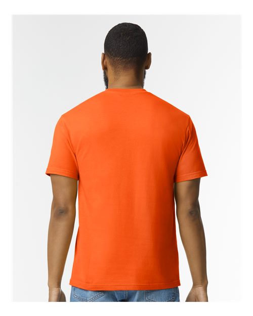 Gildan Softstyle® Midweight T-Shirt 65000 Orange Custom Embroidered Business Logo
