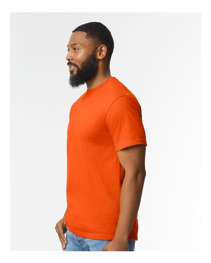 Gildan Softstyle® Midweight T-Shirt 65000 Orange Custom Embroidered Business Logo