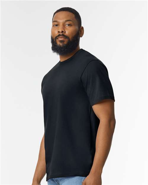 Gildan Softstyle® Midweight T-Shirt 65000 Pitch Black Custom Embroidered Business Logo