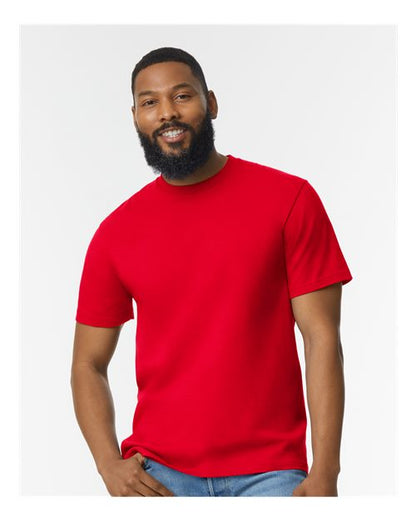 Gildan Softstyle® Midweight T-Shirt 65000 Pitch Black Custom Embroidered Business Logo