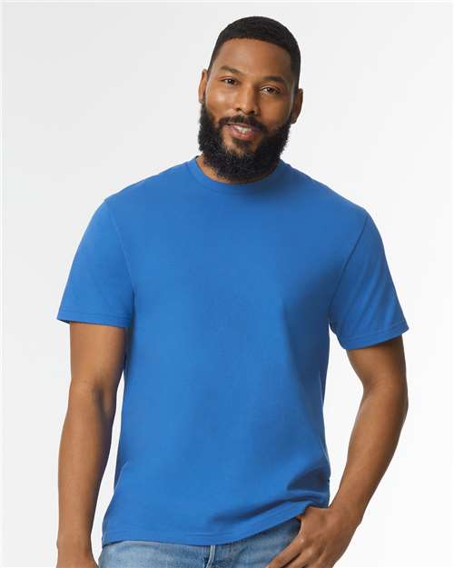 Gildan Softstyle® Midweight T-Shirt 65000 Red Custom Embroidered Business Logo