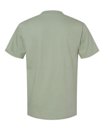 Gildan Softstyle® Midweight T-Shirt 65000 Sage Custom Embroidered Business Logo