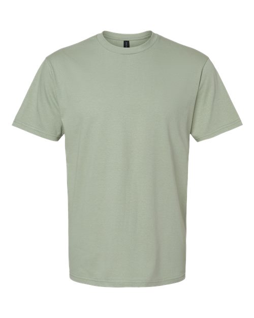 Gildan Softstyle® Midweight T-Shirt 65000 Sage Custom Embroidered Business Logo