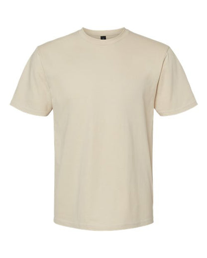 Gildan Softstyle® Midweight T-Shirt 65000 Sand Custom Embroidered Business Logo