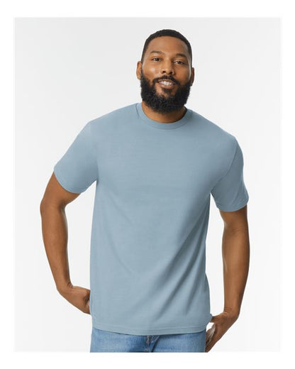 Gildan Softstyle® Midweight T-Shirt 65000 Sport Grey Custom Embroidered Business Logo
