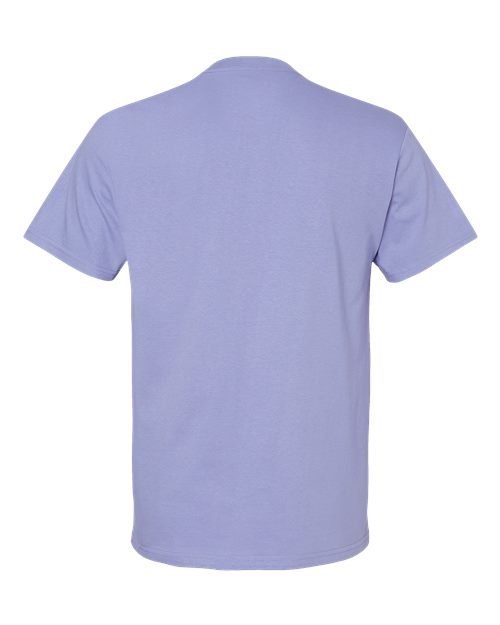 Gildan Softstyle® Midweight T-Shirt 65000 Violet Custom Embroidered Business Logo
