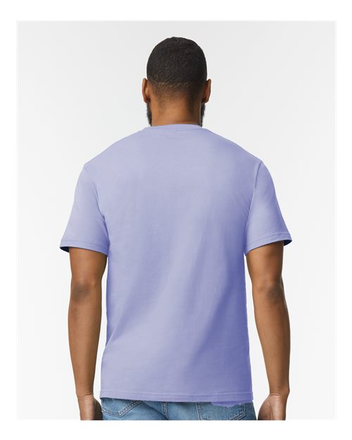 Gildan Softstyle® Midweight T-Shirt 65000 Violet Custom Embroidered Business Logo
