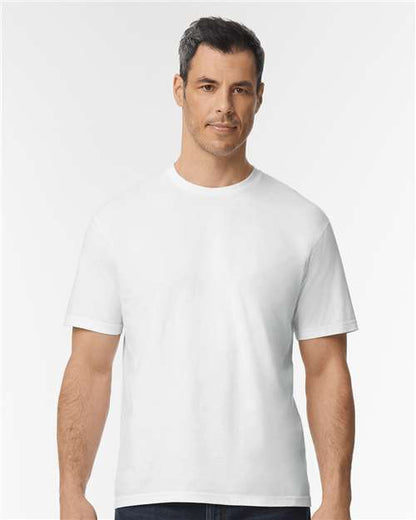 Custom Embroidered  Gildan Softstyle® Midweight T-Shirt 65000 White