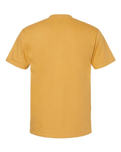 Gildan Softstyle® Midweight T-Shirt 65000 Mustard Custom Embroidered Business Logo