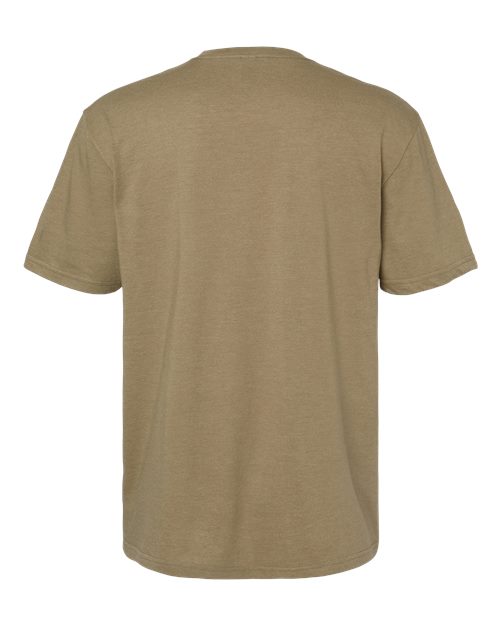 Gildan Softstyle® CVC T-Shirt 67000 Dune Mist Custom Embroidered Business Logo