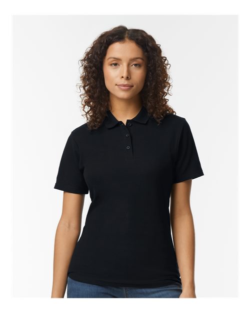 Gildan Softstyle® Adult Pique Polo 64800 Custom Embroidered Business Logo