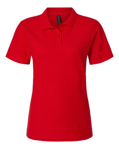 Gildan Softstyle® Women's Pique Polo 64800L Custom Embroidered Business Logo