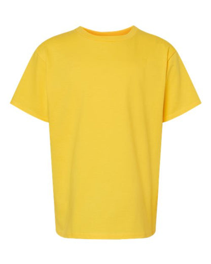 Gildan Softstyle® Midweight T-Shirt 65000 White Custom Embroidered Business Logo