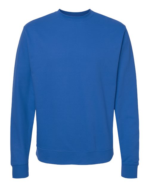 Independent Trading Co. Midweight Crewneck Sweatshirt SS3000 Red Custom Embroidered Business Logo