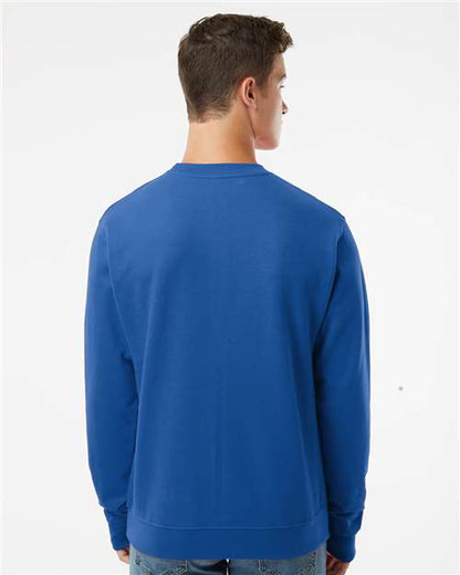 Independent Trading Co. Midweight Crewneck Sweatshirt SS3000 Royal Custom Embroidered Business Logo