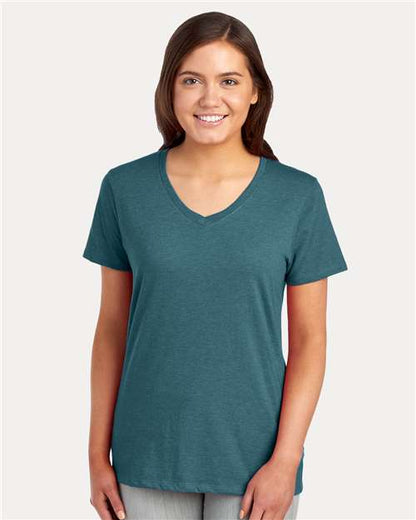 Custom Embroidered  JERZEES Women's Premium Blend V-Neck 560WVR  