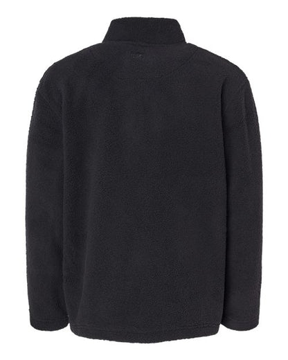 Custom EmbroideredBoxercraft Men's Everest Fleece Quarter-Zip Pullover 11201 Black