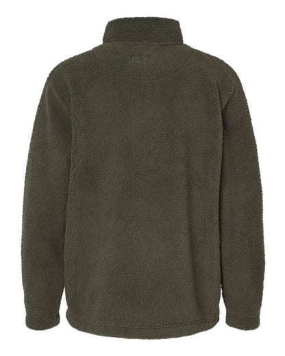 Custom EmbroideredBoxercraft Men's Everest Fleece Quarter-Zip Pullover 11201 Olive
