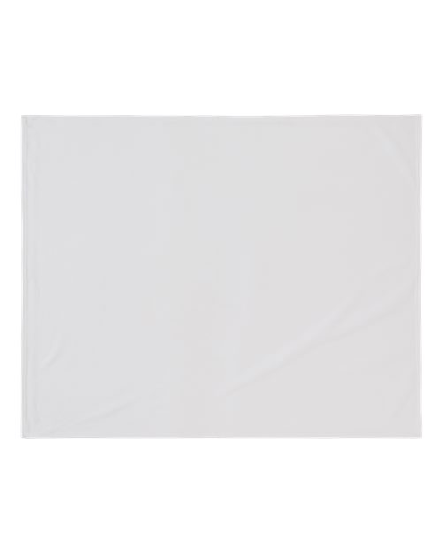 Liberty Bags Sublimation Brushed Fleece Blanket PSB5060F Custom Embroidered Business Logo