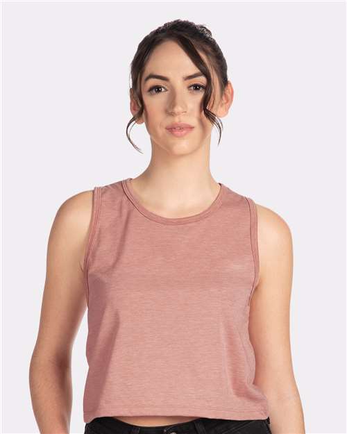 Custom Embroidered  Next Level Women's Festival Crop Tank 5083  