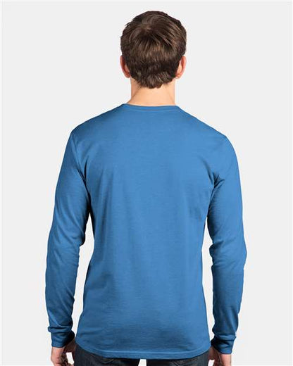 Next Level CVC Long Sleeve T-Shirt 6211 Heather Columbia Blue