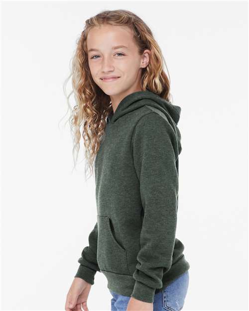 BELLA + CANVAS Youth Sponge Fleece Hoodie 3719Y Custom Embroidered Business Logo