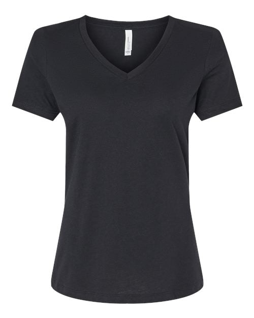 BELLA + CANVAS Women's Relaxed Heather CVC V-Neck Tee 6405CVC