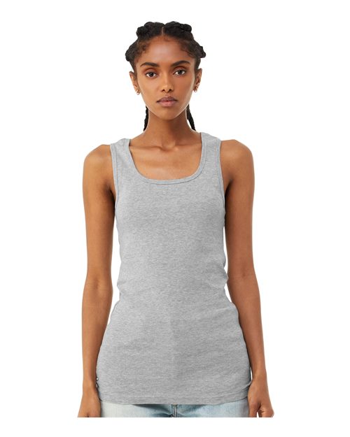 Custom Embroidered  BELLA + CANVAS Women's Micro Rib Tank 1081  