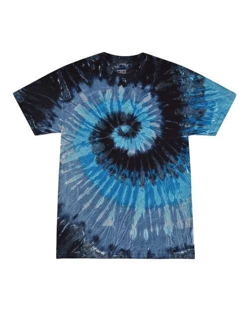 Colortone Multi-Color Tie-Dyed T-Shirt 1000 Evening Sky