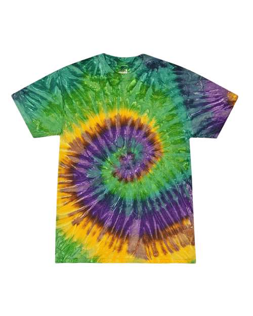 Colortone Multi-Color Tie-Dyed T-Shirt 1000 Mardi Gras
