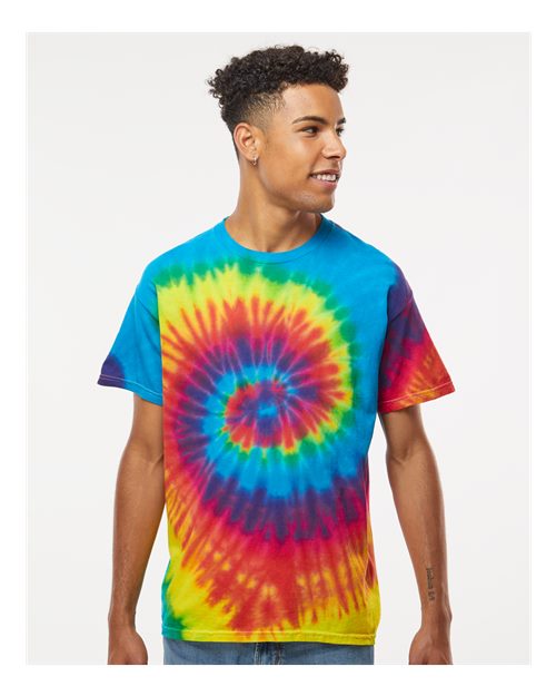 Colortone Unisex Multi-Color Tie-Dyed T-Shirt 10928