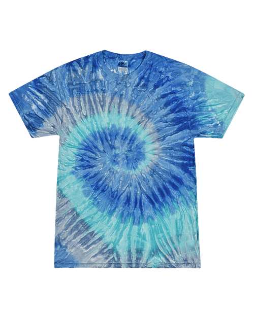 Colortone Youth Multi-Color Tie-Dyed T-Shirt 1000Y Blue Jerry