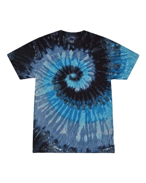 Colortone Youth Multi-Color Tie-Dyed T-Shirt 1000Y Evening Sky