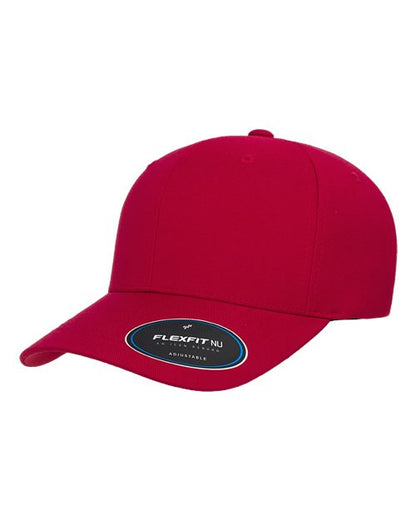 Flexfit NU® Adjustable Cap 6110NU Custom Embroidered Business Logo