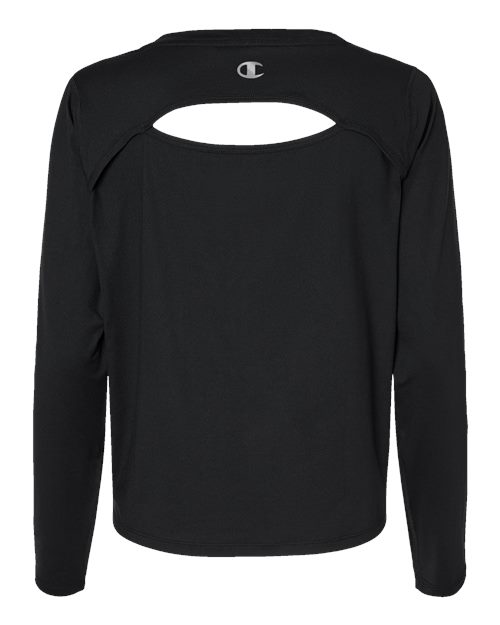 Champion Women's Sport Soft Touch Long Sleeve T-Shirt CHP140 Custom Embroidered Business Logo