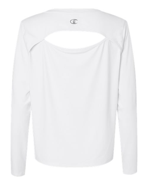 Champion Women's Sport Soft Touch Long Sleeve T-Shirt CHP140 Custom Embroidered Business Logo