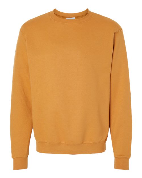 Champion Powerblend® Crewneck Sweatshirt S600 Gold Glint Custom Embroidered Business Logo