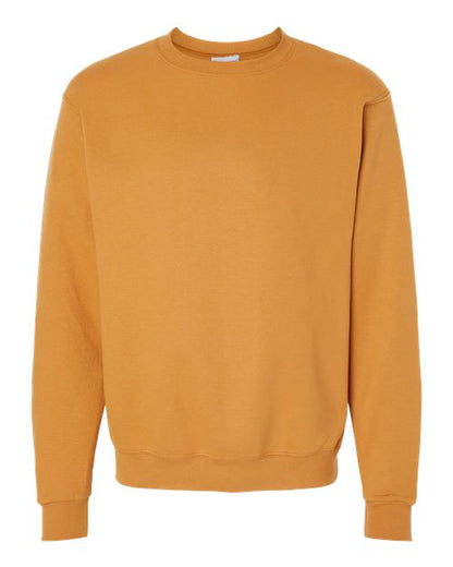 Champion Powerblend® Crewneck Sweatshirt S600 Gold Glint Custom Embroidered Business Logo