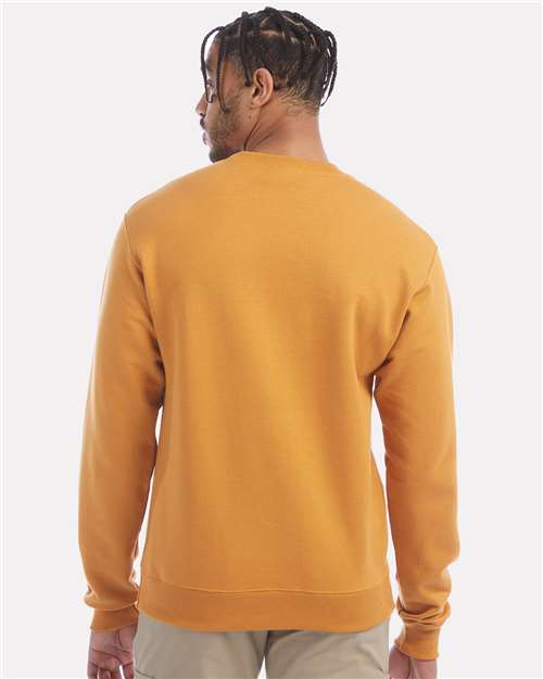 Champion Powerblend® Crewneck Sweatshirt S600 Gold Glint Custom Embroidered Business Logo