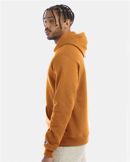 Champion Powerblend® Hooded Sweatshirt S700 Gold Glint Custom Embroidered Business Logo