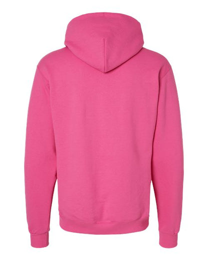 Champion Powerblend® Hooded Sweatshirt S700 Wow Pink Custom Embroidered Business Logo