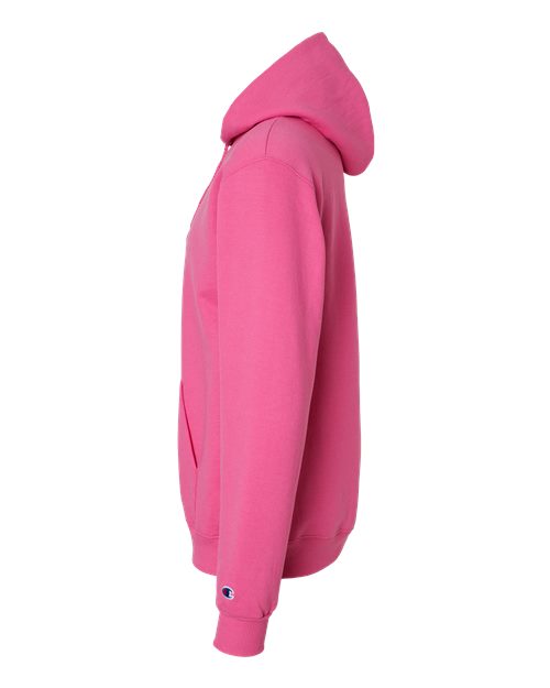 Champion Powerblend® Hooded Sweatshirt S700 Wow Pink Custom Embroidered Business Logo