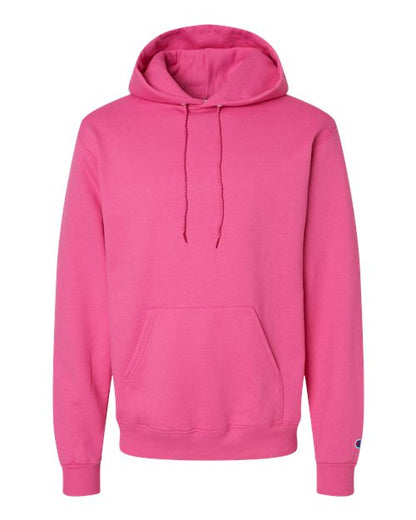 Champion Powerblend® Hooded Sweatshirt S700 White Custom Embroidered Business Logo