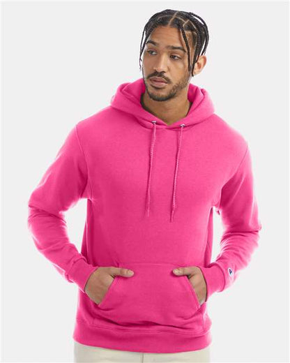 Custom Embroidered  Champion Powerblend® Hooded Sweatshirt S700 Wow Pink
